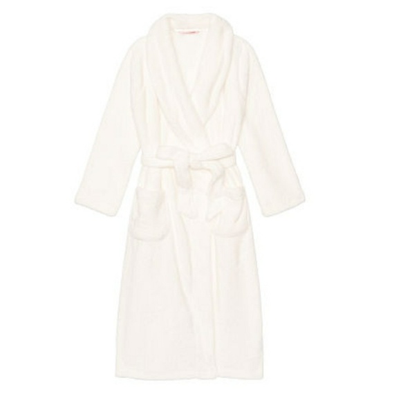 Victoria's Secret Other - VICTORIA'S SECRET COZY LONG ROBE IVORY NWT